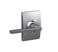 SCHLAGE Latitude Lever with Century Trim Non-Turning Lock Satin Chrome F170 LAT 626 CEN