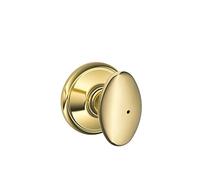 SCHLAGE Lock Company F40 SIE 605 16-080 10-027 Siena - Pomo para cama y baño, latón brillante