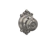 Schlage Lock Company - Perilla georgiana con ajuste Brookshire sin giro, níquel satinado (F170 GEO 619 BRK)