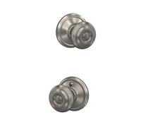 SCHLAGE LockF10GEO619Georgian Passage Knobset-SN GEO PASSAGE KNOB BX