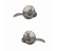 Schlage LockF40ACC619Accent Lever Privacy Lockset-SN ACCNT PRIVACY LEVER B