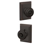 SCHLAGE Picaporte F10GEO619ADD de Addison de la colección Georgian