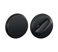 Schlage Schlage Lock Company B81 - Cerrojo residencial de una sola cara con giro de pulgar y moldura exterior, bronce envejecido