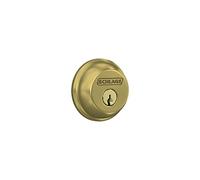 Schlage Schlage Lock Company - Cerrojo de seguridad de un solo cilindro, latón satinado B60N 608