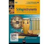 Schlaginstrumente. DVD: Orchesterschlagwerk und Ethno-Percussion. Geschichte - Bau - Spielweise. Für Schule und Musikschule! 112 Minuten ... mit Arbeitsblättern zum Ausdrucken! [Alemania] [DVD-ROM]