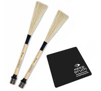 Schlagwerk Brush TJ Troy BRC06 - Escobilla para cajón (incluye almohadilla para asiento de keepdrum)