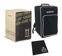 Schlagwerk CP 403 BLK 2inOne - Cajón de Musica, Instrumentos Musicales (incluye funda y cojín CP-01)