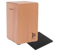 Schlagwerk CP4005 Cajón La Perù Buche - Cuerpo de madera de gabún - Gran potencia sonora - Bordones ajustables de forma continua - Incluye cojín de asiento - Fabricado en Alemania