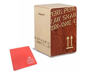 Schlagwerk CP403 Red Cajon + keepdrum Asiento Pad Rojo