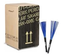 Schlagwerk CP404 BLK cajón + Keepdrum sv603bl Brush escoba