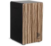 Schlagwerk CP410 Cajon 2inOne Barista, chapa de diseño - ¡respuesta sensible de la caja gracias a 2×20 espirales de bordón! - Incluye cojín de asiento - Fabricado en Alemania