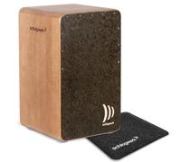Schlagwerk CP4907 La Perù EVO Raíz - Cajón profesional de alta gama de aliso macizo con superficie de impacto Schlagwerk SC6 y chapa de raíz, fabricado en Alemania, 2 x 4 cuerdas de caja afinables