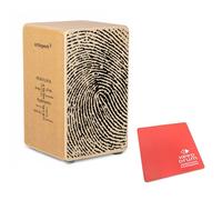Schlagwerk CP82 Cajon Rudiments Fingerprint Serie + Keepdrum Asiento Pad Rojo