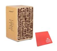 Schlagwerk CP85 Cajon Rudiments Styles Serie + Keepdrum Asiento Pad Rojo