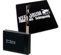 Schlagwerk Set 75 Rear Drive Side Kick Keepdrum cajón Pad para libre.