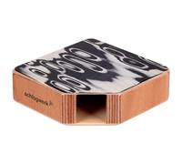 Schlagwerk WB14 Pocket Bongo Alto - Bongo de madera de Gabón ultracompacto - Complemento de cajón - Complemento para batería - Dedo 13,5 × 13,5 × 4 cm - Ideal para percusión, estudio, vivo y calle