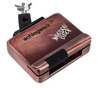Schlagwerk WOB13 Woodoo Block High - Instrumento musical de madera con diseño vintage, para montaje de varillas, varias variantes de sonido, para juego de batería o cajón, de madera, fabricado en