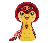 Schlangen-Kuscheltier - Schlangen-Plüschtier, 2025 Jahr der Schlangen-Maskottchen Chinesisches Neujahr Schlangen-Kuscheltiere, hinesische Schlangen-Plüschtiere 2025 Schlangen-Plüschpuppen-Maskottc