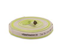 schlauchmeister 24 - Manguera Industrial de 1 Pulgada - 25 mm, 30 m, Verde con Rayas Claras, Caucho Sintético, Resistente a -20°C a +60°C