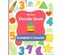 SchlaueKinder Doodle Book Numbers and Shapes for Ages 1 and Up: Gentle and clear shapes for little artists | Perfect for first doodles, early shape learning, and creative development