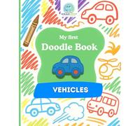 SchlaueKinder Doodle Book Vehicles for Ages 1 and Up: Big and simple vehicle illustrations for small hands | Perfect for discovering vehicles and encouraging early creativity