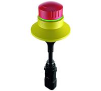 Schlegel Interruptor de emergencia con 2 abridores IP65, IP69K, IP67, 1 unidad.