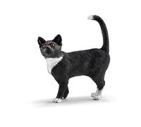 Schleich- Gato de Pie Figura, Multicolor (13770)
