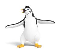 schleich 14909 Juri el pingüino , a partir de 3 años, EL COLEGIO DE LOS ANIMALES MÁGICOS - figura, 9 x 3 x 7 cm