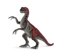 Schleich-15006 Cachorro de Therizinosaurus, Color Gris, Rojo