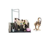 Schleich 42104 Horse Club play set - área de lavado para caballos, juguetes a partir de 5 años