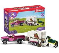 Schleich Pick-up con remolque para caballos de juguete