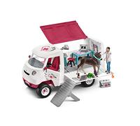 Schleich 42370 Horse Club Play Set - Veterinaria móvil con Potros Hannoverianos, Juguetes a Partir de 5 años