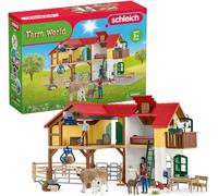Schleich 42407 Granja con establo y Animales, a Partir de 3 años, Farm World - playset, 70 x 45 x 33 cm