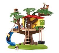Schleich 42408 Farm World Play Set - Casa de árbol de aventura, juguetes a partir de 3 años