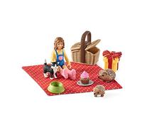 Schleich 42426 Farm World play set - picnic de cumpleaños, juguetes a partir de 3 años