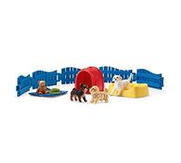 Schleich 42480 Farm World play set - recinto para cachorros, juguetes a partir de 3 años