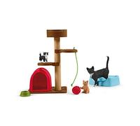 Schleich 42501 Farm World Play Set - diversión para gatitos, juguetes a partir de 3 años