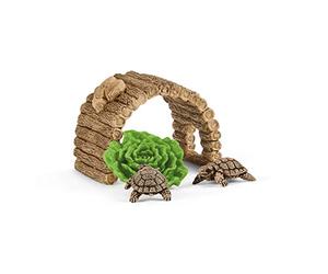 Schleich 42506 Wild Life Play Set - hogar para Las Tortugas, Juguetes a Partir de 3 años