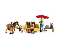 Schleich- Sunny Day Mobile Farm Stand Variedad World, Multicolor, Former Box Style (42528)