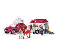 Schleich 42535 Playset - Aventura Coche y Remolque Caballos (Horse Club)