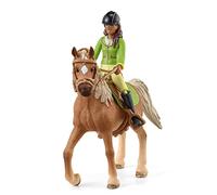 Schleich 42542 Figura de Juguete - Horse Club Sarah & Mystery (Horse Club)
