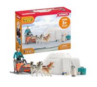 Schleich Figura Expedición Antártica 42558 Wild Life – Playset 19 piezas, a partir de 3 años