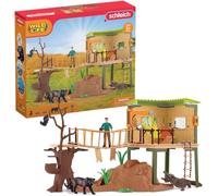 Schleich 42594 Estación de aventuras Wild Life, a partir de 3 años, WILD LIFE - playset, 68 piezas