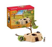 Schleich 42595 Colina de la suricata, a partir de 3 años, WILD LIFE - playset, 12 piezas