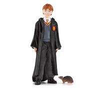 Schleich 42634 Ron Weasley & Scabbers, a Partir de 6 años, Wizarding World - Figura, 4 x 2 x 10 cm