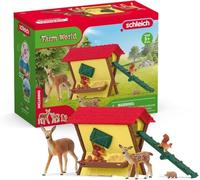 Schleich 42658 Comida para los Animales del Bosque, a Partir de 3 años, Farm World - playset, 39 Piezas