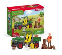 schleich 42659 FARM WORLD Working in the Forest Playset for ages 3+, (SCHLEICH)