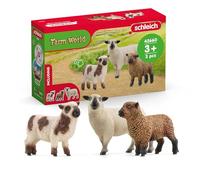 Schleich 42660 Ovejas amistosas, a Partir de 3 años, Farm World - Figura, 5 x 19 x 11 cm