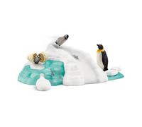 Schleich 42661 diversión en familia de pingüinos, a partir de 3 año