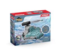 schleich 42664 Vehículo a reacción de hielo con minicriatura, a partir de 7 años, ELDRADOR CREATURES - playset, 15 piezas